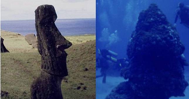 綠島「摩艾石像」珊瑚礁遭斷頭　遭疑工程惹禍