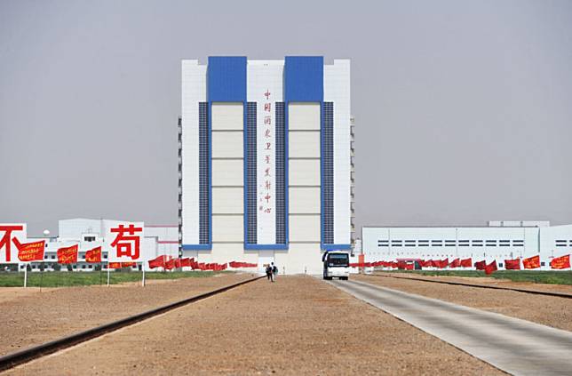 中國一架實驗性無人駕駛太空船完成了一次著陸任務，據中國官方媒體報導，這架無人駕駛的太空船已回到中國酒泉發射中心。（圖為酒泉發射中心示意) 圖：翻攝自新浪網