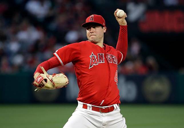 天使隊投手Tyler Skaggs驟逝。（圖／美聯社／達志影像）