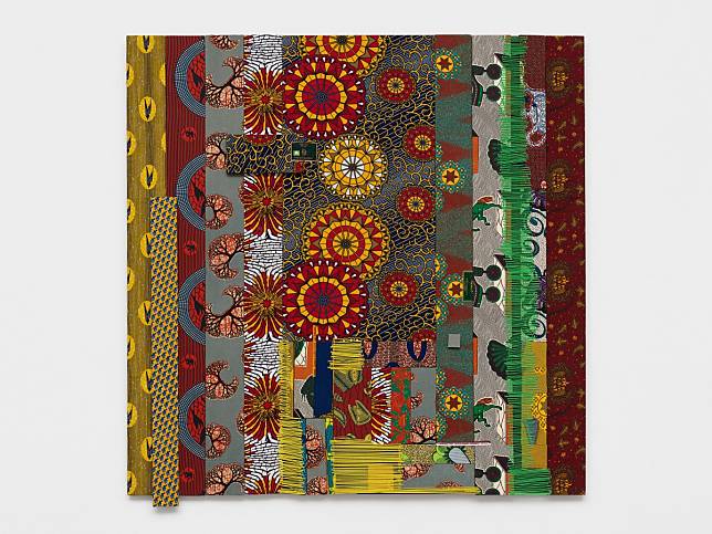 《半輪黃日》加納藝術家個展荷蘭式蠟染布織物繪畫探索非洲歷史 