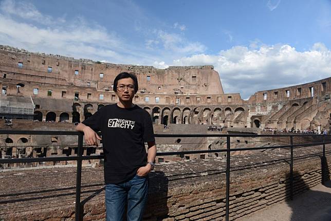 PearlMountain’s founder Xiao (David) Lin, during a trip to Rome, Italy.