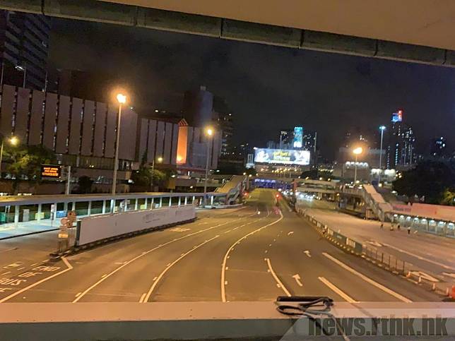 紅隧九龍及香港入口恢復通車。（港台圖片）