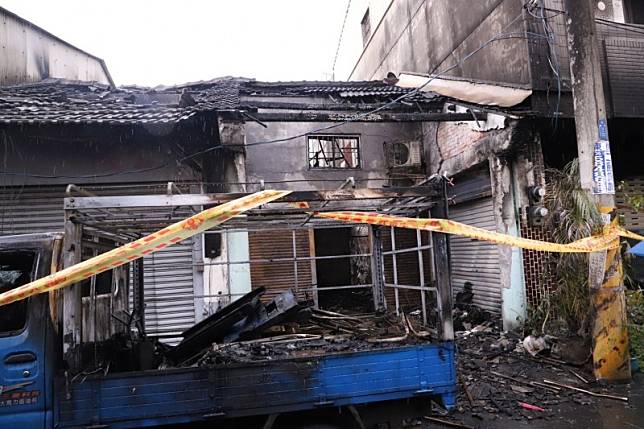 雲林斗南鎮民宅清晨發生火警造成2死1傷。（圖／雲林縣政府提供）