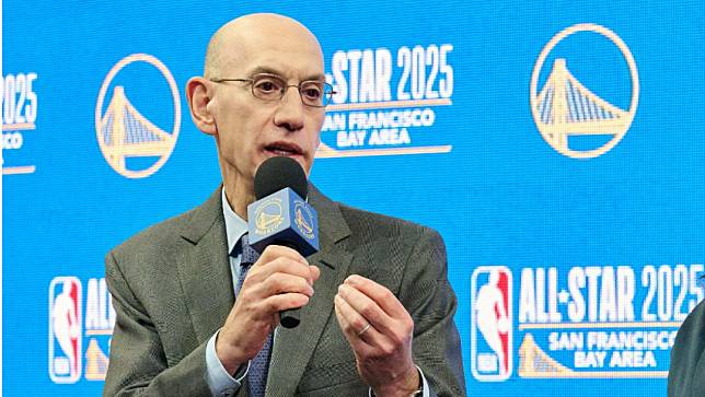 NBA總裁席佛（Adam Silver)。路透社