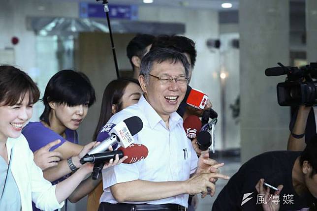 20190812-台北市長柯文哲出席「能源永續∞循環共享 2019臺北願景發展論壇」。（陳品佑攝）