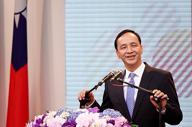 國民黨2020總統卡位戰開打！甫卸任新北市長的朱立倫25日宣布，「2020將為台灣打拚」。（攝影：陳沛妤）