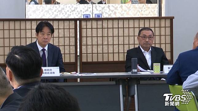 總統賴清德及新北市長侯友宜今（2）日出席「與新北產業園區業者座談」。（圖／新北市府提供）