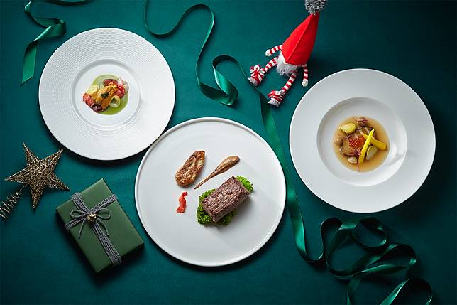 ▲「In Between之間餐廳」推出耶誕跨年套餐，極選海陸珍味堆疊極致豐美味覺，每位2,800元+10%。（圖/誠品行旅）