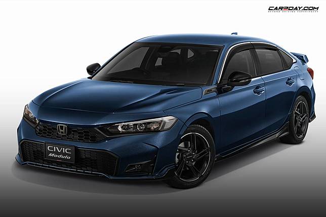 ชุดแต่ง Modulo Honda Civic 2024 มีอะไรบ้าง?