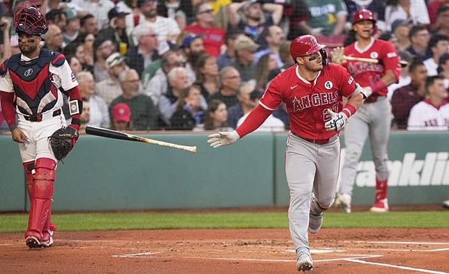 Mike Trout 3安包括全壘打　天使險勝紅襪
