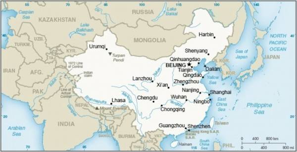 美國國務院在中國國情簡介中以同樣顏色顯示台灣地圖與中國地圖，美國國務院東亞局發言人今天重申，美國長久以來的政策沒有改變，仍持守基於三公報和台灣關係法的一個中國政策。(圖擷自美國國務院)