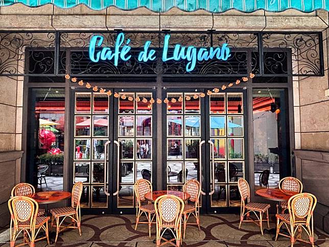 低調的「Café de LUGANO」隱身台北文華東方。徐力剛攝