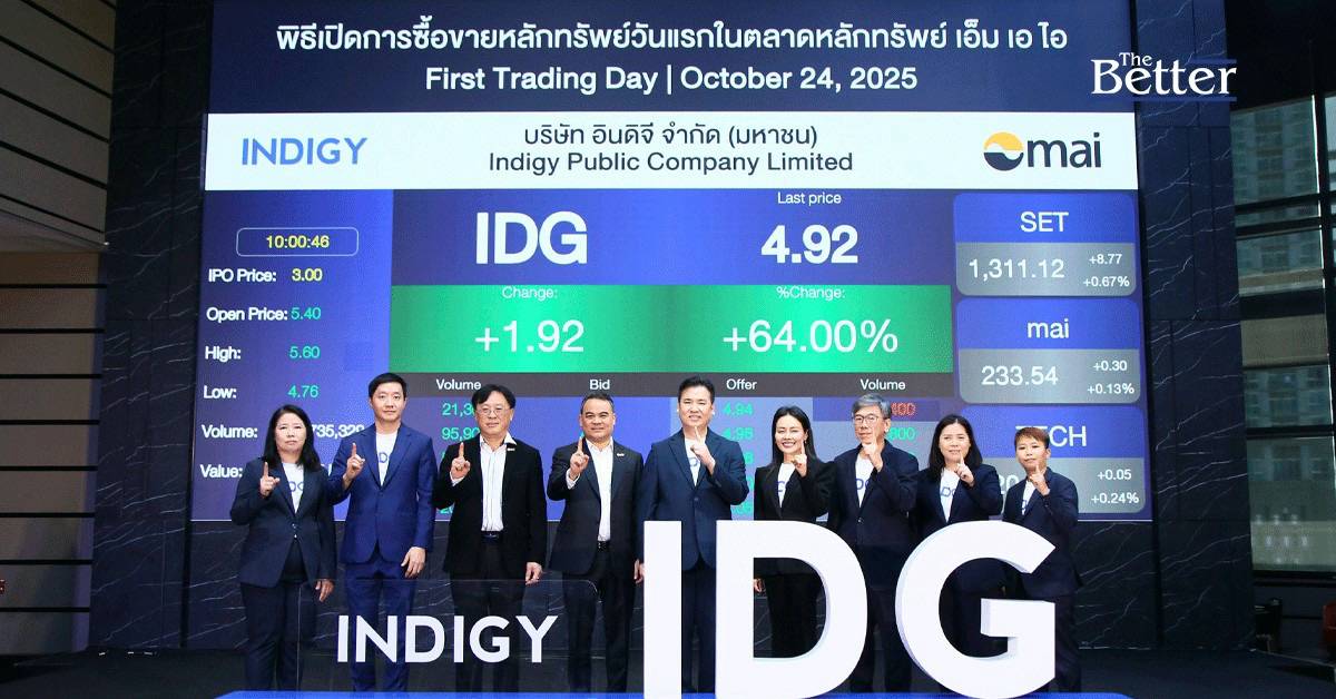 IDG เปิดเทรดวันแรกราคาพุ่งเหนือจอง 80% | The Better | LINE TODAY