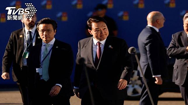 南韓總統尹錫悅今年6月出席北約峰會。（圖／路透社）
