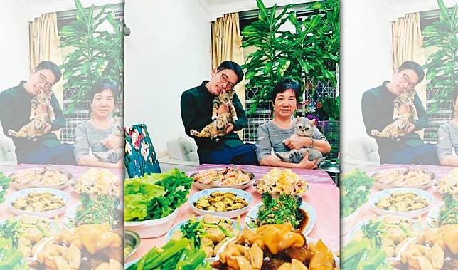 揹負香港的命運，羅冠聰（左）被迫拋下母親（右）與2隻愛貓，獨自踏上流亡旅程。（翻攝羅冠聰臉書）
