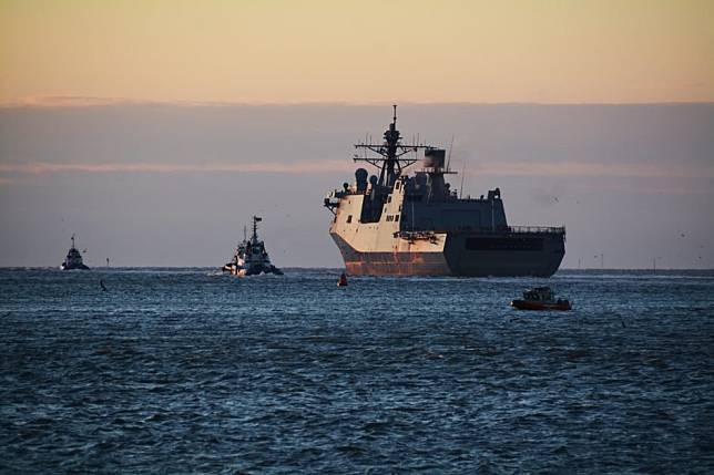 美國海軍第12艘聖安東尼奧級兩棲船塢運輸艦「勞德代爾堡號(LPD-28)」。   圖：翻攝US Navy官網