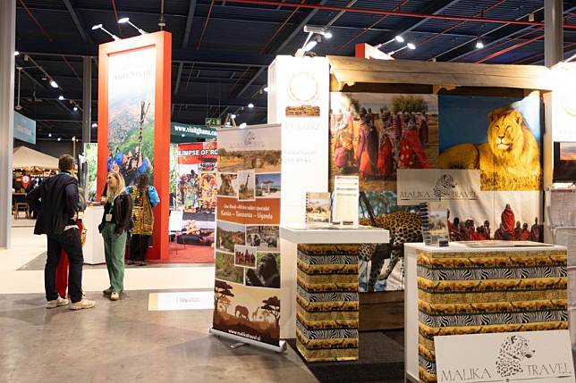 People visit the 2025 Dutch Holiday Fair in Utrecht, the Netherlands, Jan. 8, 2025. (Photo by Sylvia Lederer/Xinhua)