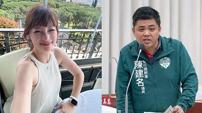 女星張涵雅否認遭新竹市議員陳建名騷擾，今再度發聲澄清。（圖／翻攝自張涵雅、陳建名臉書）