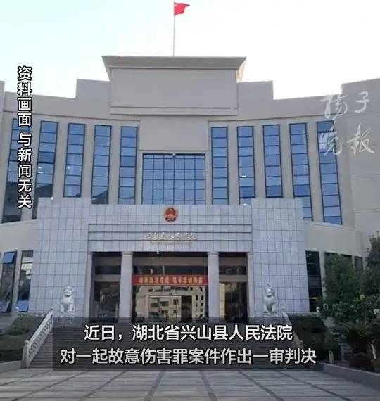 湖北省興山縣法院審理這起離譜案件。（圖/翻攝新浪微博）