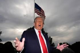 美國總統川普（Donald Trump）。（圖／美聯社／達志影像）