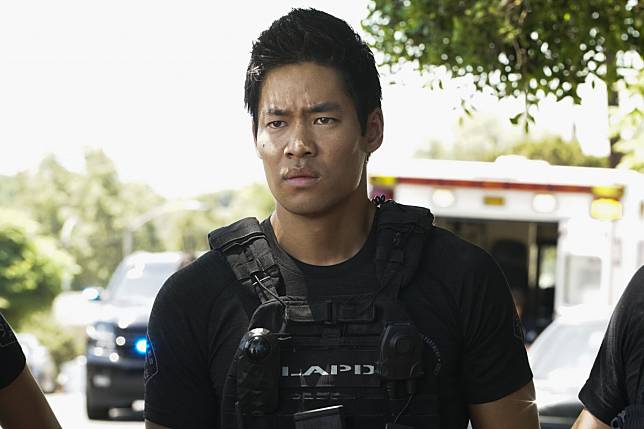 Actor David Lim in a scene from action series S.W.A.T. He believes that there are more roles for Asian-American actors in Hollywood today. Photo: Bill Inoshita/CBS/Courtesy of Sony Pictures Television
