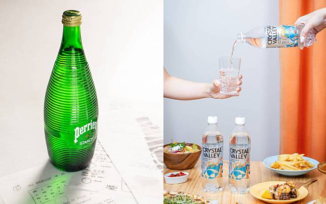 兩大氣泡水話題新品搶市　法國設計鬼才打造限量瓶身　富含膳食纖維搭餐解膩