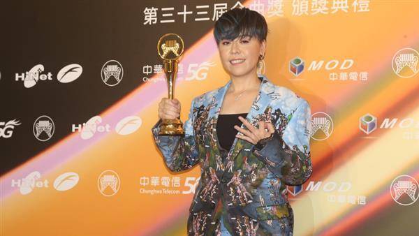 江惠儀以專輯「空」奪下第33屆金曲獎最佳台語女歌手獎。蔡世偉攝