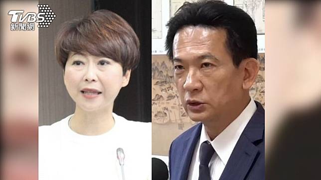 民進黨台南市長潛在人選立委陳亭妃、立委林俊憲。（圖/翻攝陳亭妃臉書、TVBS資料畫面）