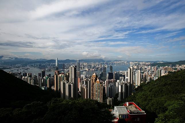 美國國會和國務院相繼釋出取消對香港貿易優惠的訊息。圖為香港維多莉亞港。（湯森路透）