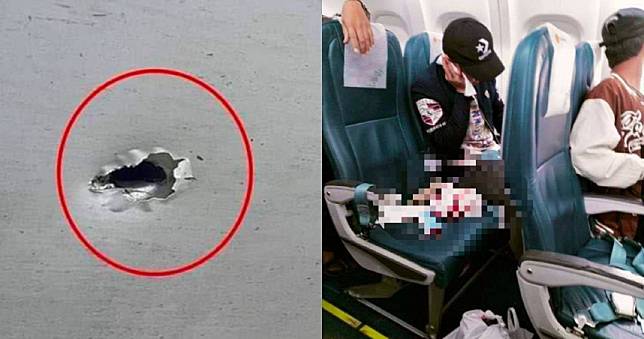 飛機即將降落突遭地面上槍手射擊　「子彈射穿機身」他慘被擊中爆血