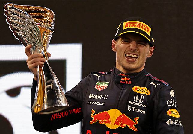 2021年F1世界冠軍車手Max Verstappen。（達志影像資料照）