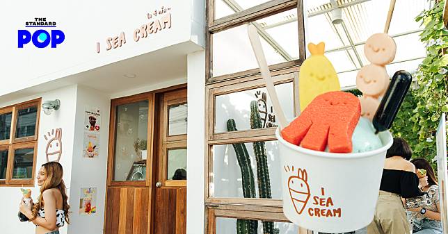I SEA CREAM คาเฟ่เปิดใหม่บางแสน ชมทะเลพร้อมชิมไอศกรีมสุดน่ารัก!
