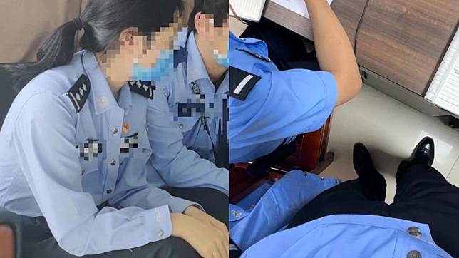 一名疑似中國大陸男警的網友上傳多段私密影片。（圖／翻攝自X）