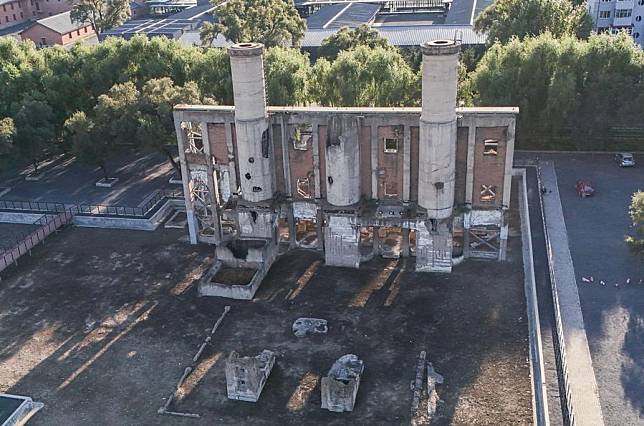 An aerial drone photo taken on Sept. 17, 2024 shows the former site of Unit 731 in Harbin, northeast China's Heilongjiang Province. (Xinhua/Wang Song)