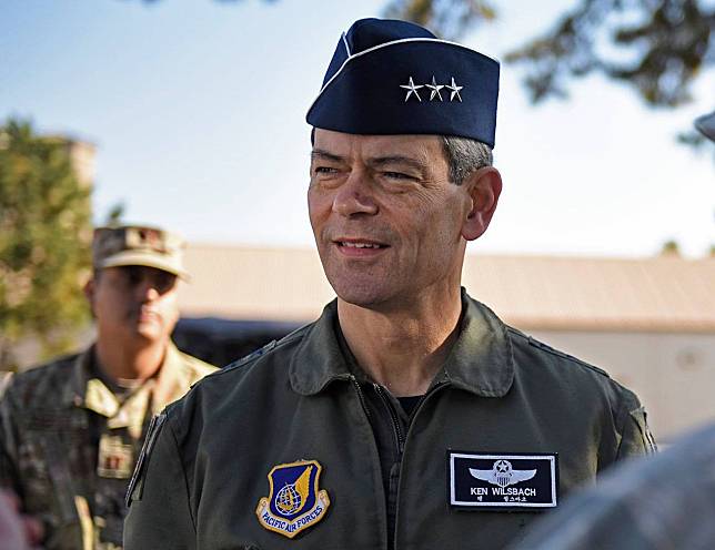 美國太平洋空軍司令維巴赫(Kenneth S. Wilsbach)。(圖：美國空軍)