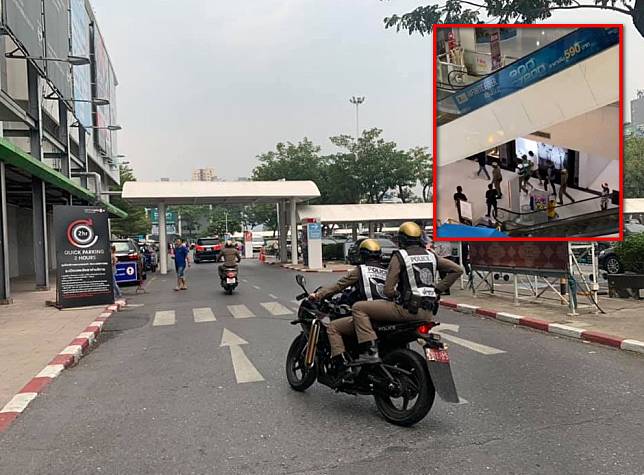 ตำรวจคุมตัว หนุ่มยิงกลางห้างดังย่านนนทบุรี ปชช.แตกตื่น หนีอลหม่าน