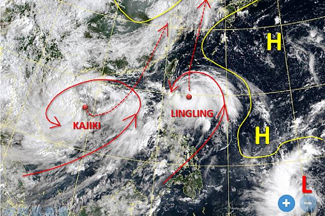 天氣職人吳聖宇表示，玲玲颱風已來到家門口了，3日起大台北、基隆、宜蘭、花蓮等地的天氣，有短暫陣雨機會。（取自天氣直人吳聖宇臉書）