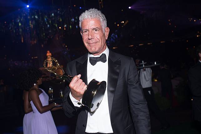 Anthony Bourdain at the Creative Arts Emmy Awards Governors Ball  (Photo: Getty Images)