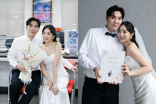 米鹿結婚。翻攝Instagram @deerdeer_milu