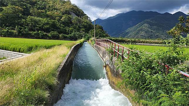 臺東管理處關山圳。圖／農業部農田水利署提供