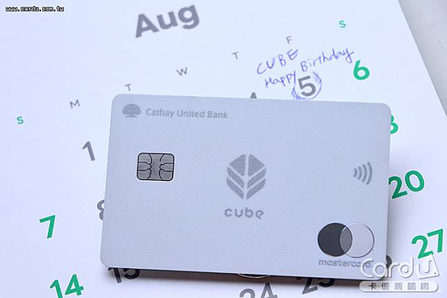 CUBE卡上市週年慶舉辦3波優惠活動，祭出最高10%回饋(圖/國泰世華　提供)