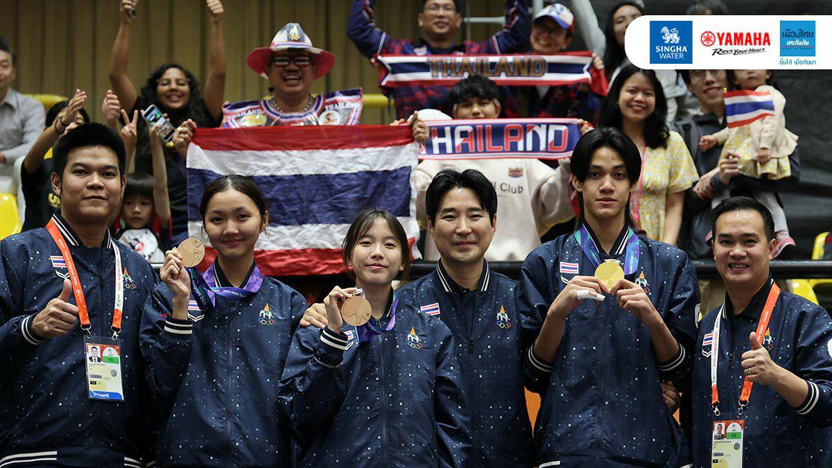 Thai Taekwondo Association makes history, winning gold at the Asian Games for the 4th consecutive time