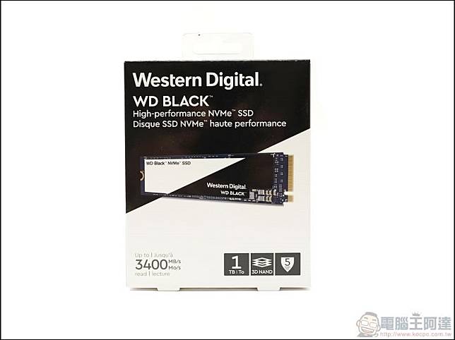 WD BLACK NVMe SSD 1TB 黑標固態硬碟 - 1