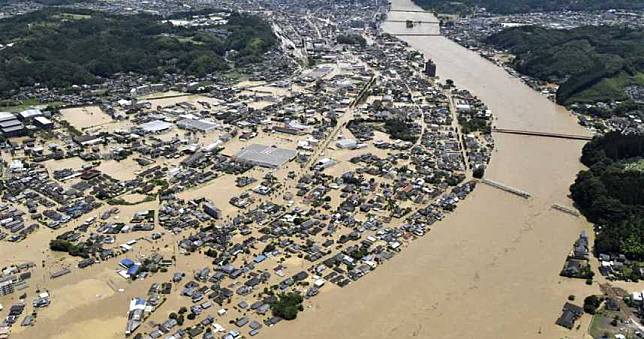日本九州豪雨釀72死　熊本縣六成罹難者死於自宅