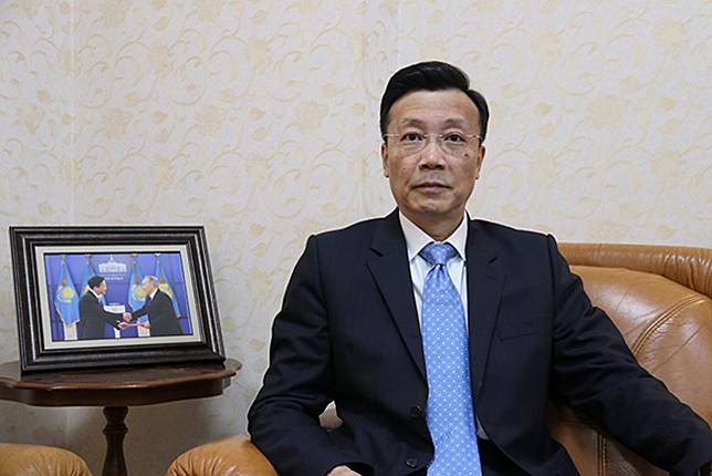 中國駐哈薩克大使張霄。   圖：翻攝自人民網