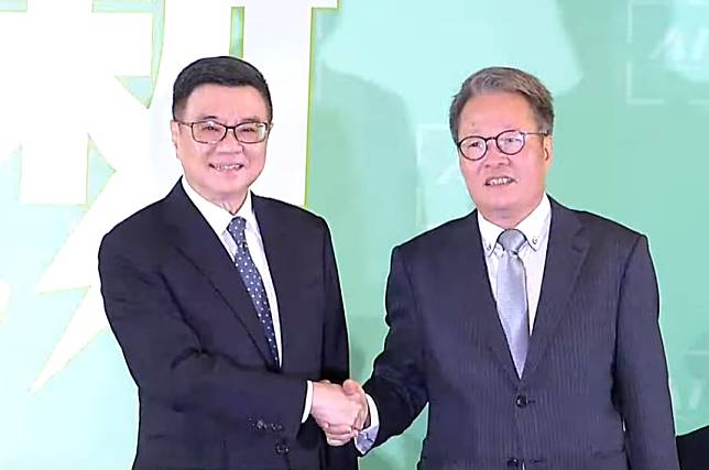 準閣揆卓榮泰宣布，由信賴台灣之友會秘書長陳金德接任公共工程委員會主委。(翻攝直播畫面)