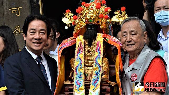 諸羅城隍夜巡　賴清德副總統陪同出巡