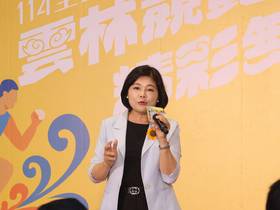 雲林縣長張麗善在所有縣市首長中名列第4名，同樣獲評為施政標竿首長。（圖：雲林縣政府提供）
