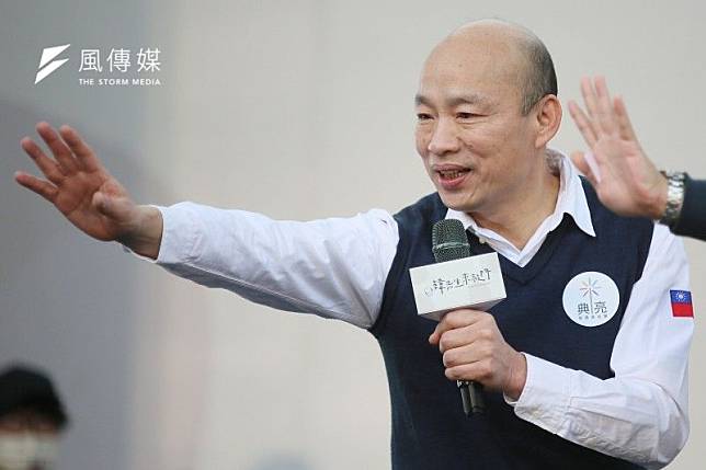 選戰倒數，前高雄市長韓國瑜（見圖）復出輔選，首戰選在台北市為國民黨議員王鴻薇站台造勢，引發熱議。（資料照，柯承惠攝）