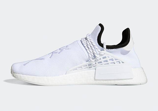 adidas Originals x Pharrell Williams Hu NMD Core White colourway